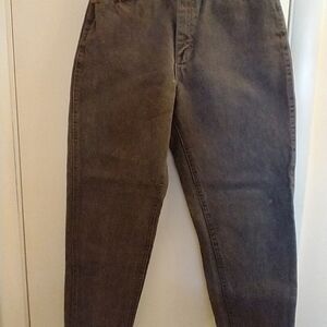 RIDERS by LEE  Black Jeans.   Size 6 Petite.  MADE IN USA is